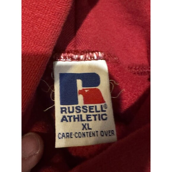 Vintage Russell Athletic Stanford University Red Pullover Hoodie XL (READ!) - Picture 9 of 9